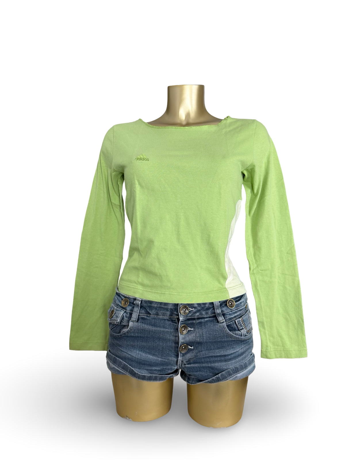 Green long sleeves top (M)