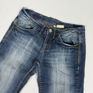 Navy low rise flare pants (S/M)