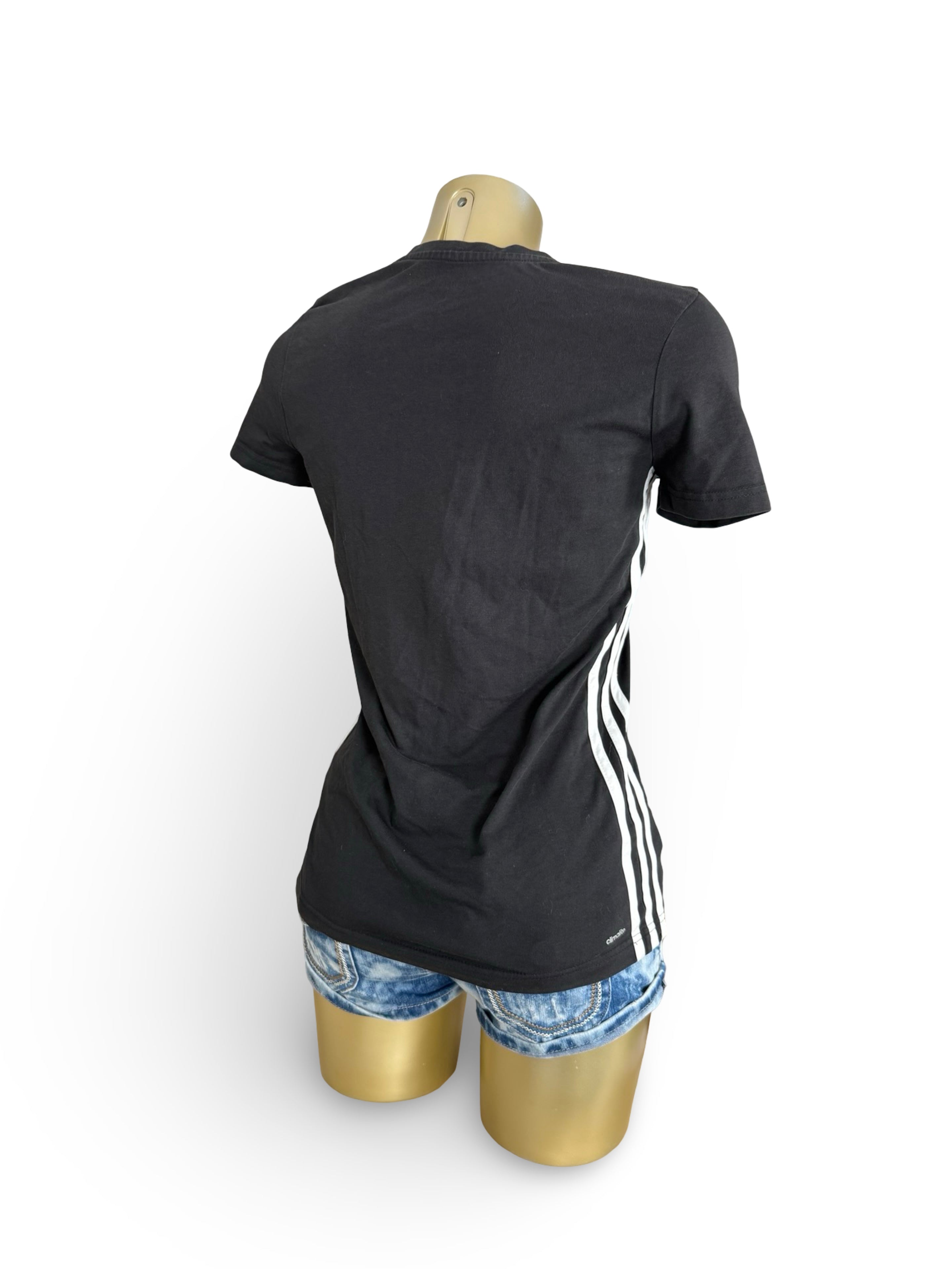 Black & white cotton tee (M)