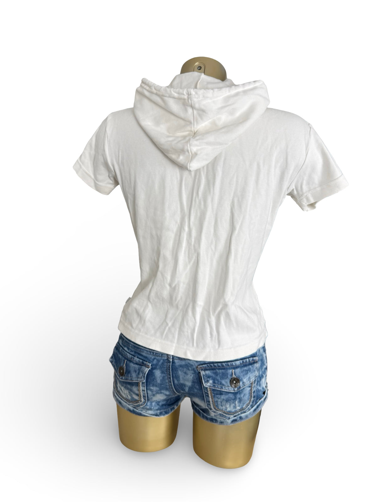 Veste courte zippée kaki (M)