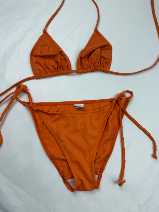 Orange adjustable bikini set (S/M)