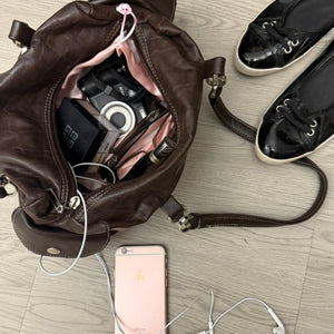 Black lace up ballet flats (37)