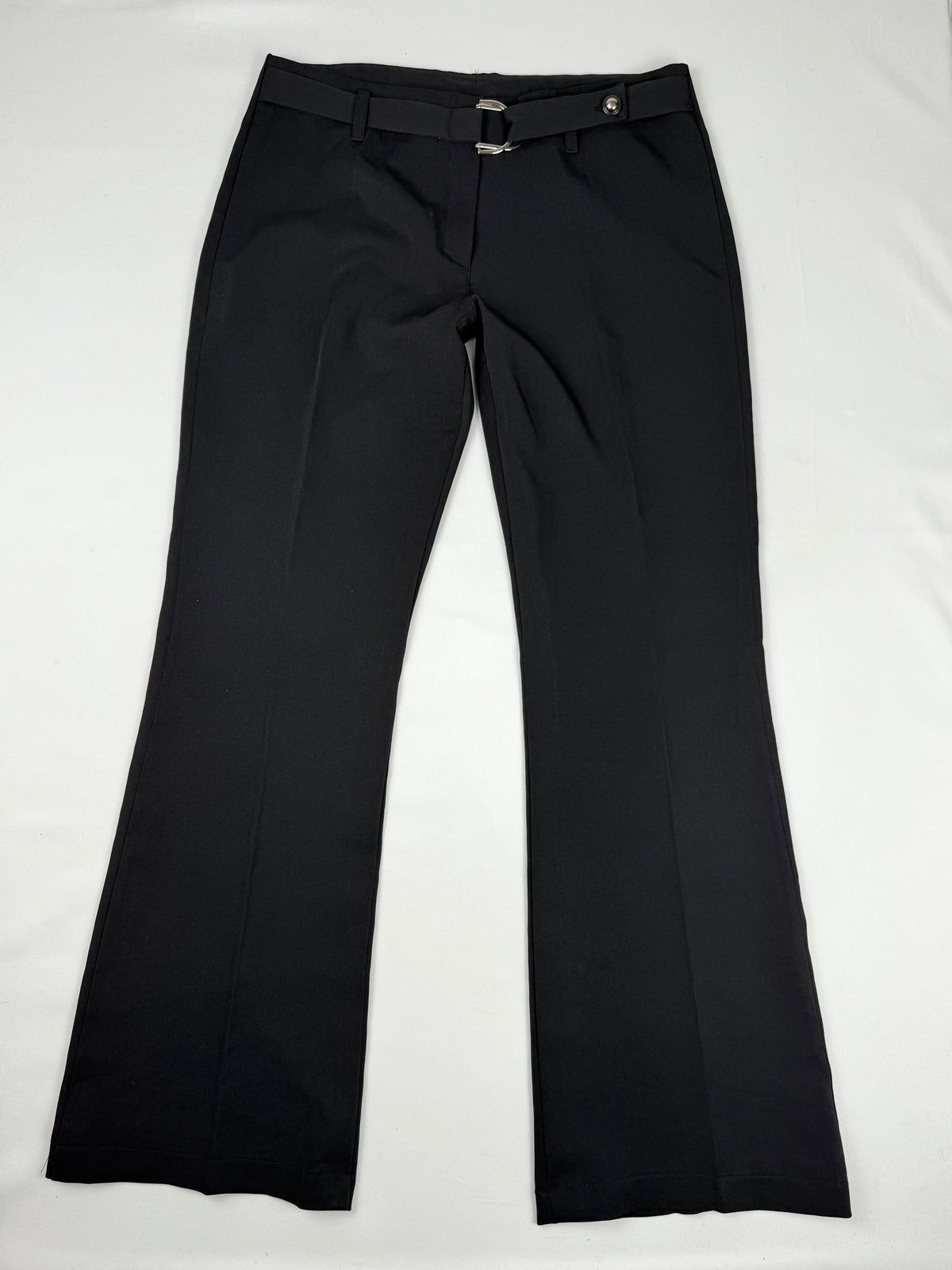 Black flare office pants (M)