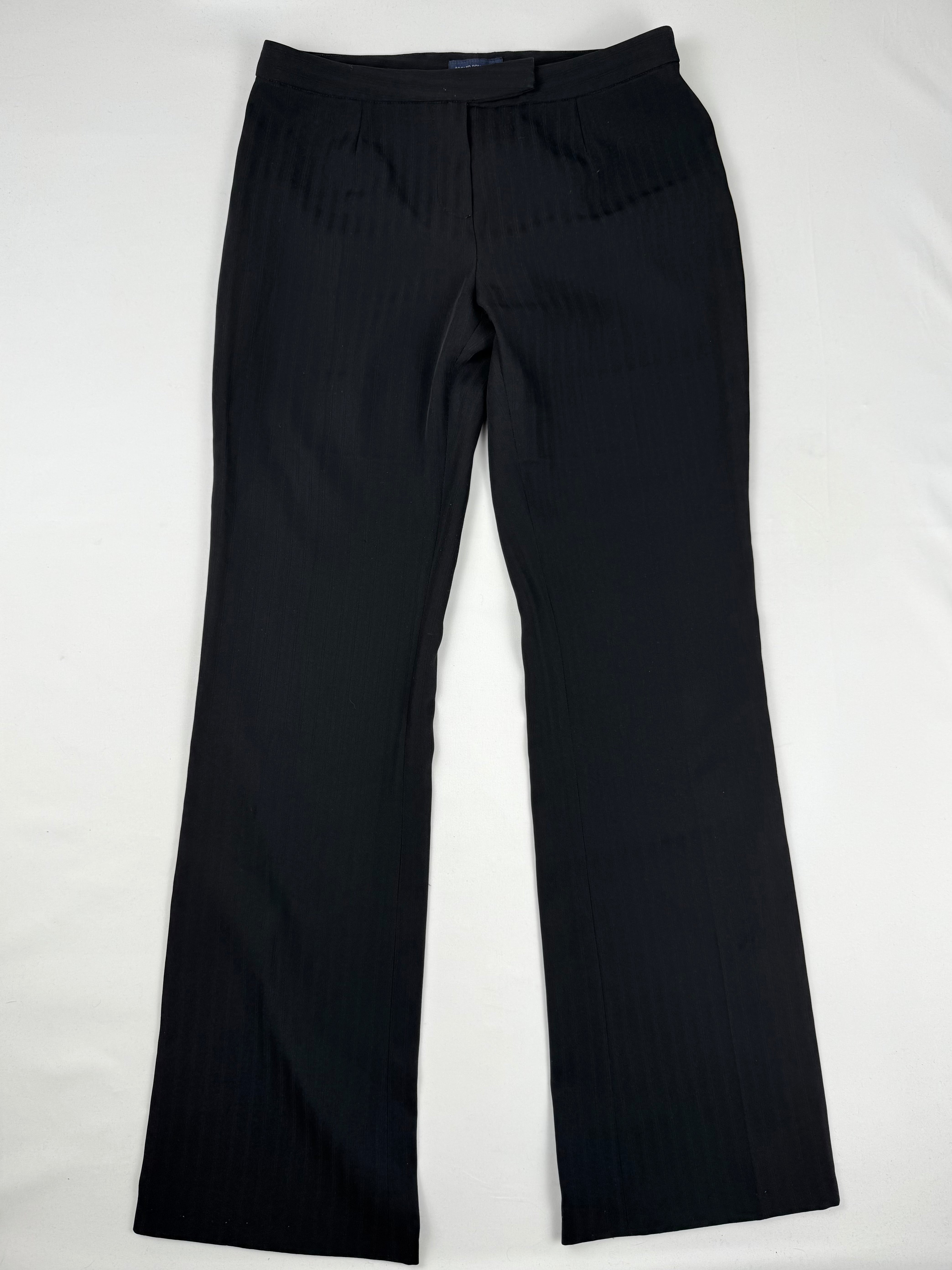Black flare office pants (M)