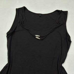 Brown pearls tank top (L)