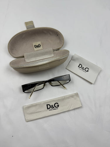 Black 2000s logo office glasses (with prescription)