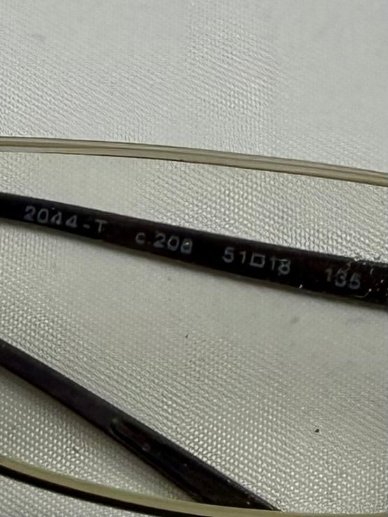 2000s logo office glasses (with prescription)