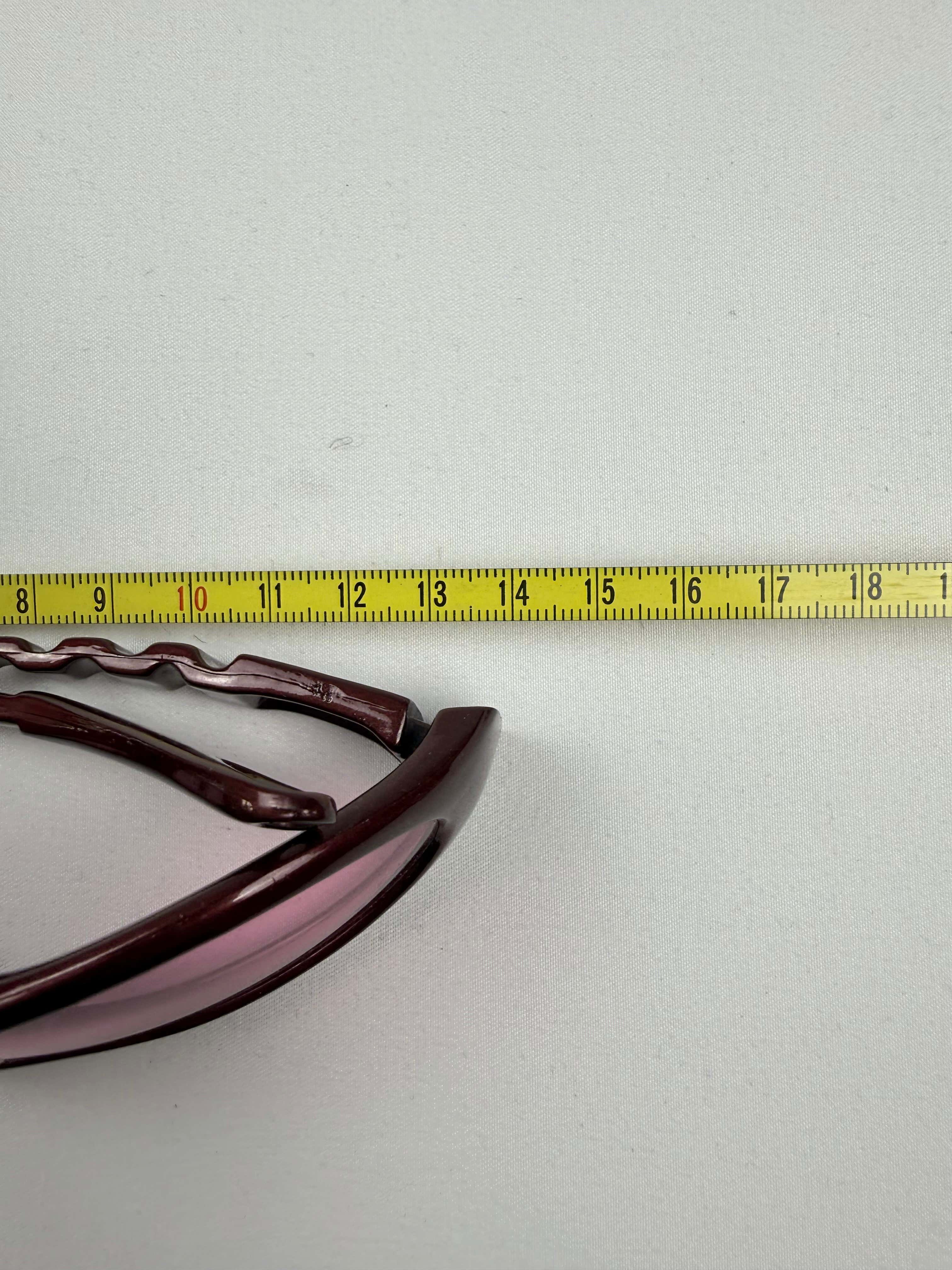 Lunettes de soleil à strass marron et doré