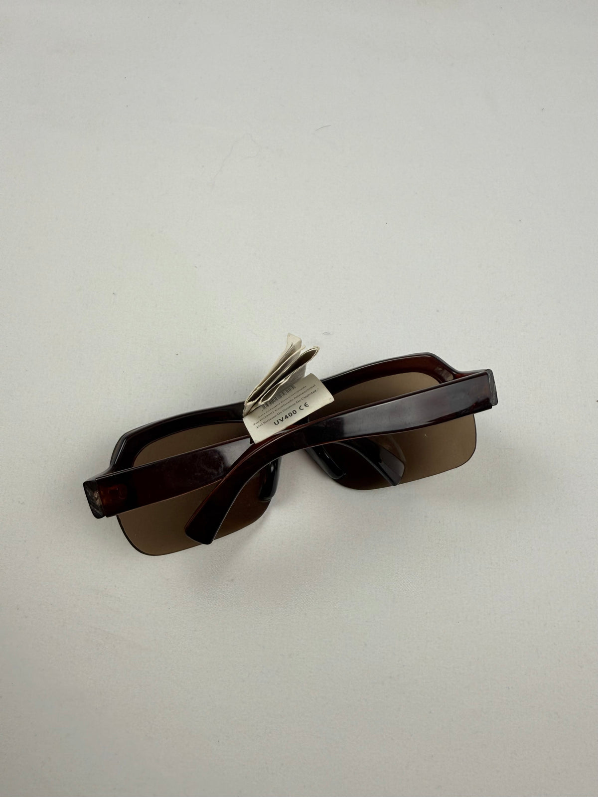 Brown shield brand new sunglasses