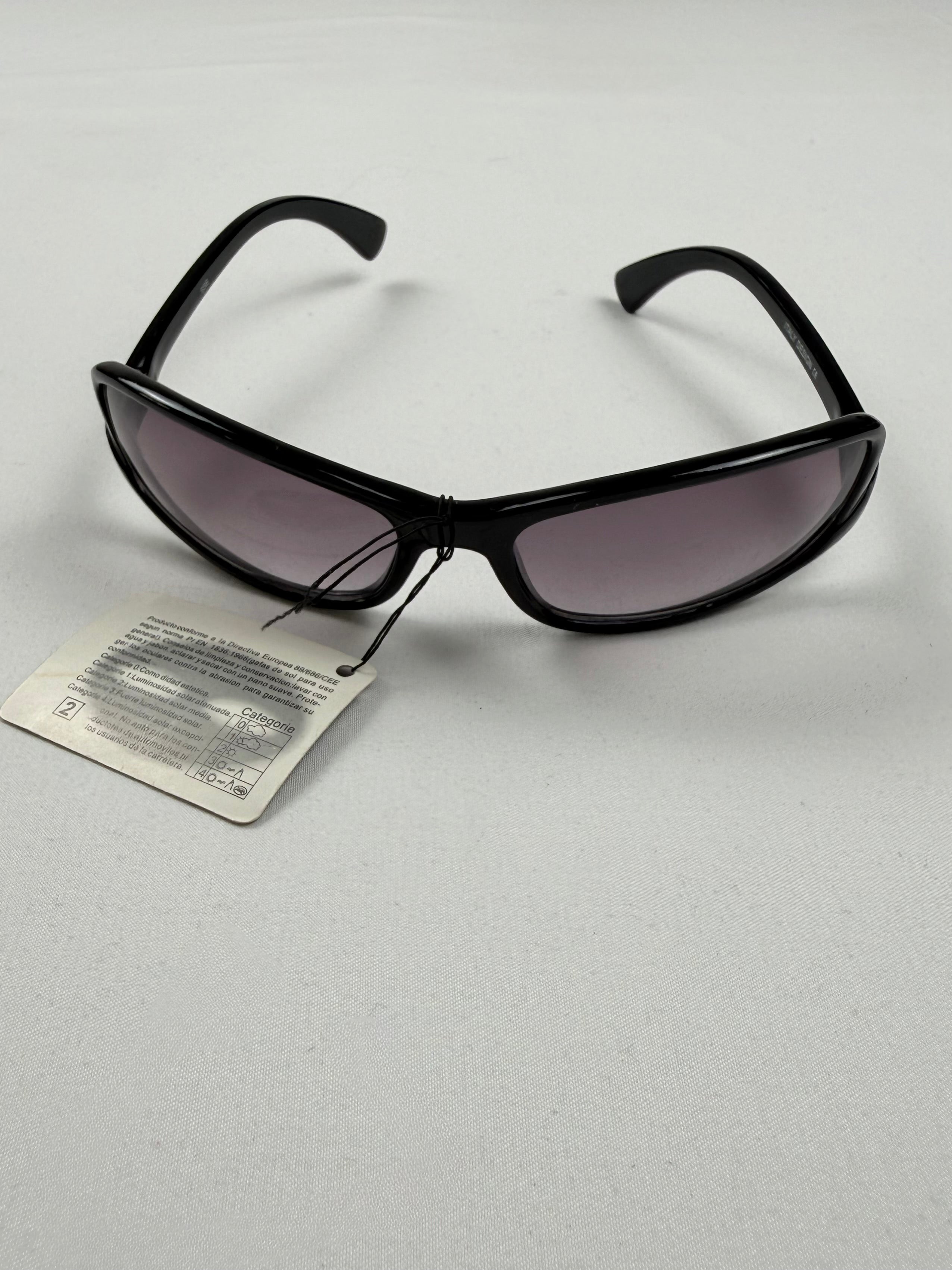 Lunettes de soleil à strass marron et doré