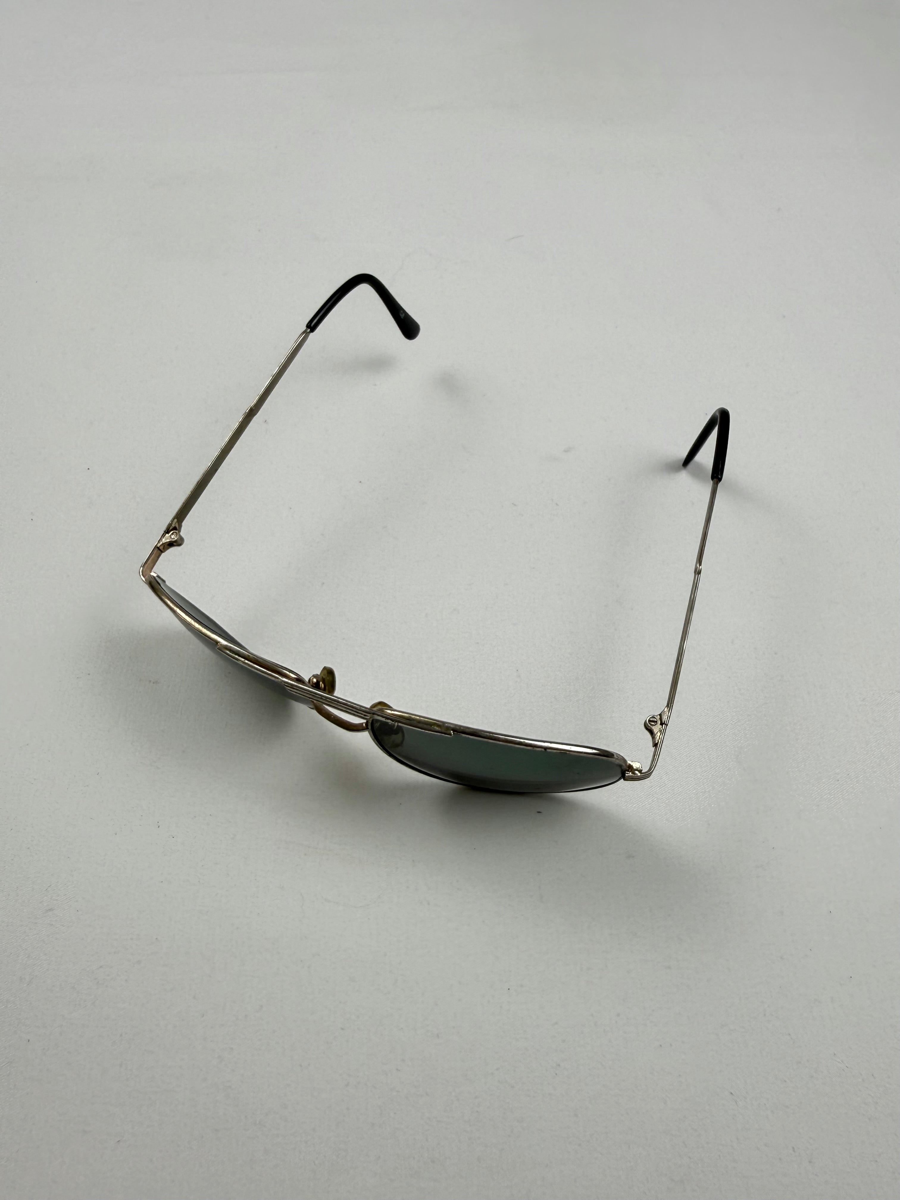 Black aviator sunglasses