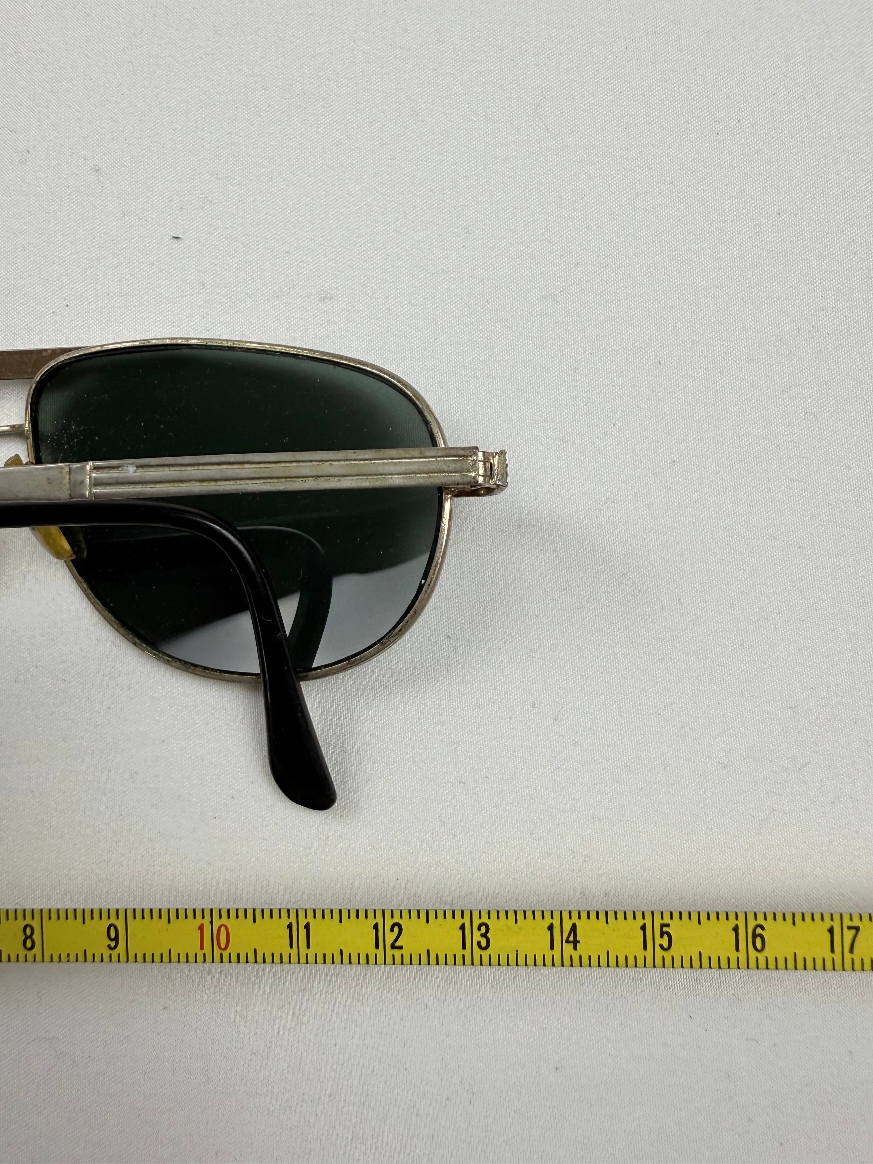 Black aviator sunglasses