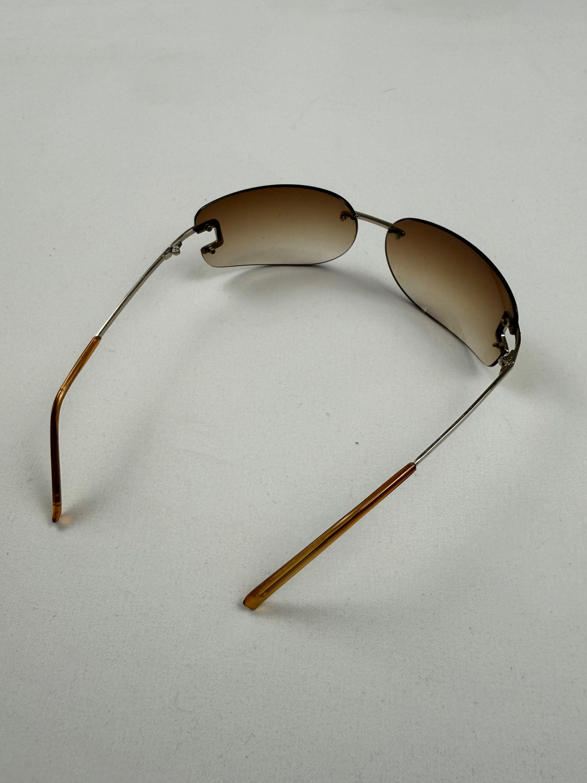 Brown & gold rhinestones sunglasses