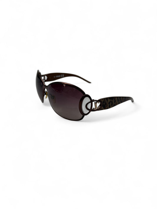 Gold panther 2000s logo sunglasses