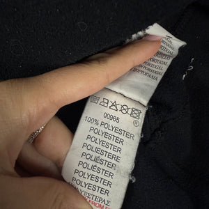 Black high neck fleece jumper (S/M)