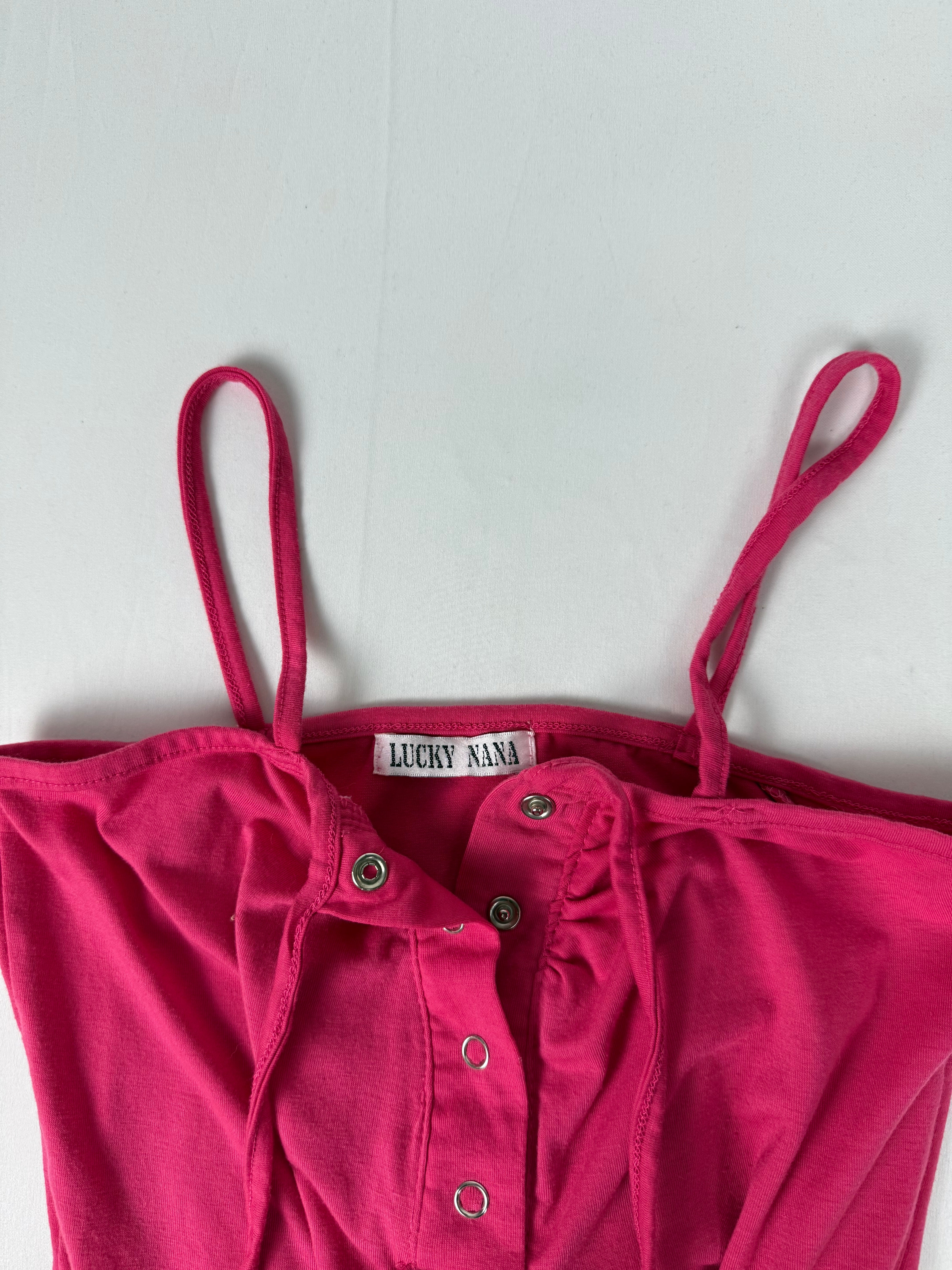 Pink cotton balloon top (S/M)