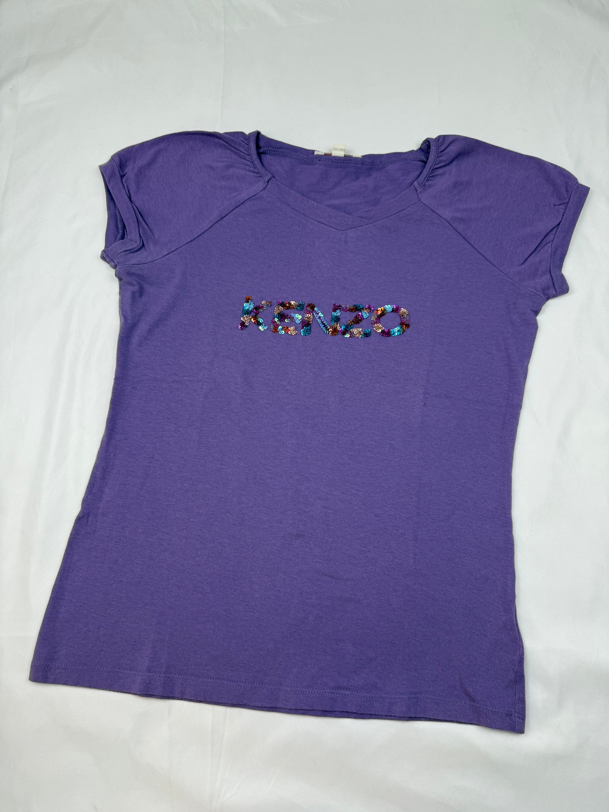 Purple logo tee (S/M)