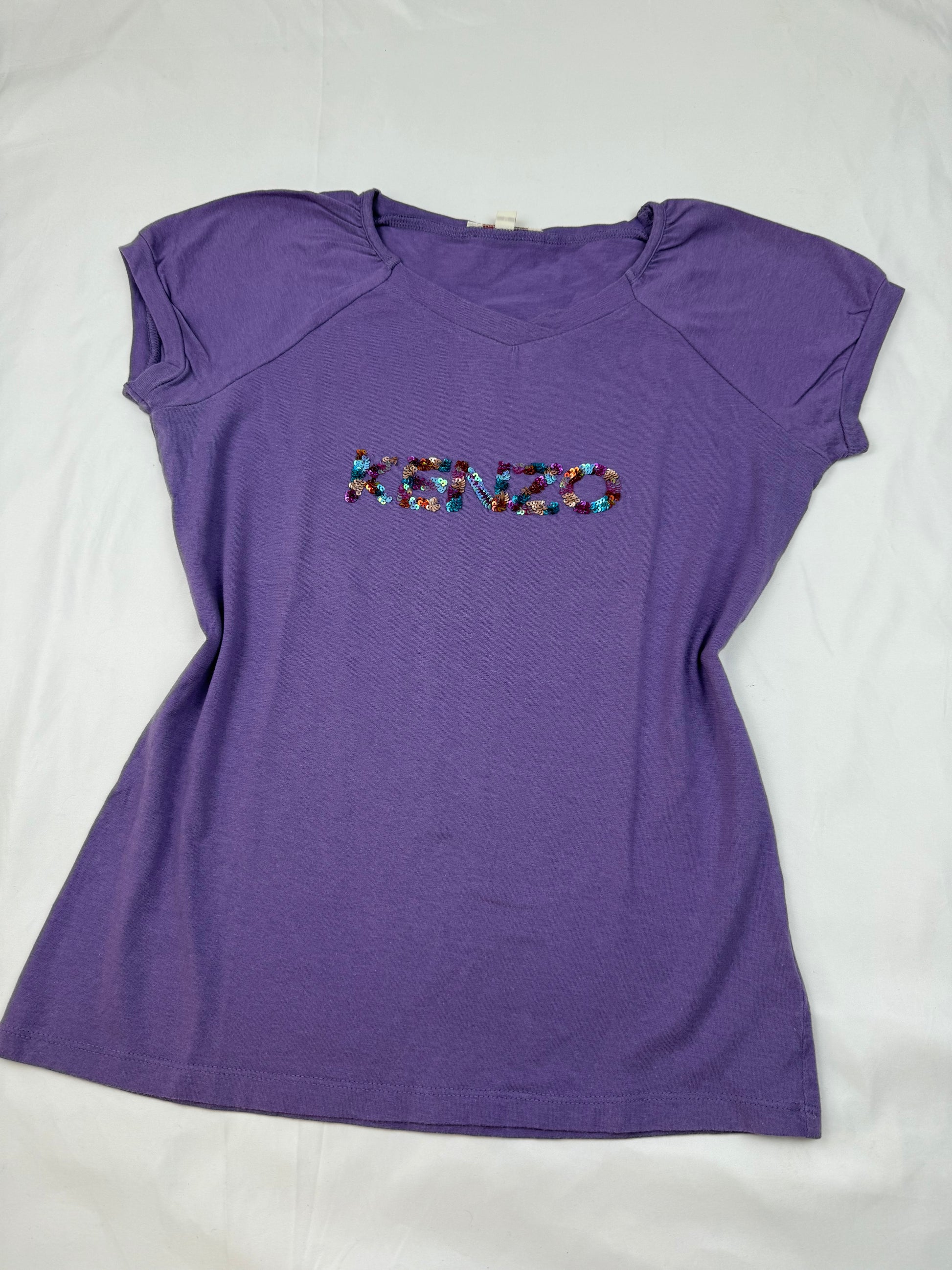 Purple logo tee (S/M)