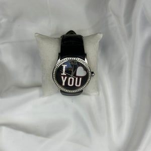 Vintage stainless steel silver jewelry watch