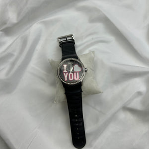 Vintage stainless steel silver jewelry watch