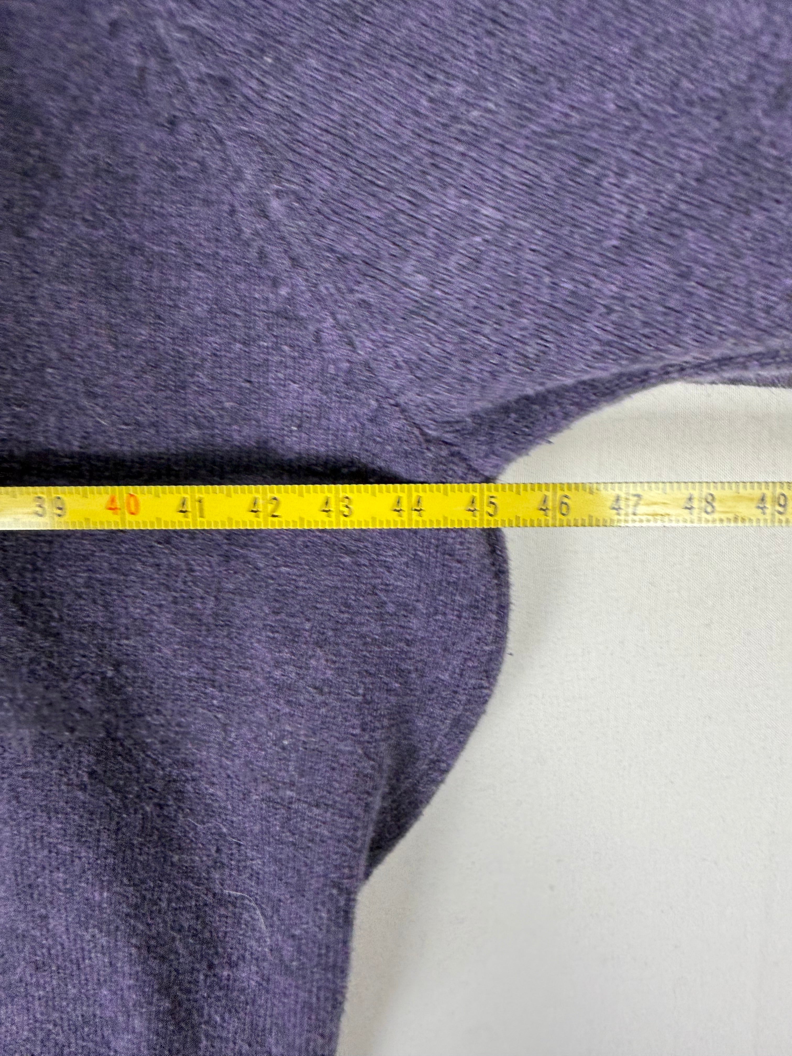 Pull à col roulé violet (M)