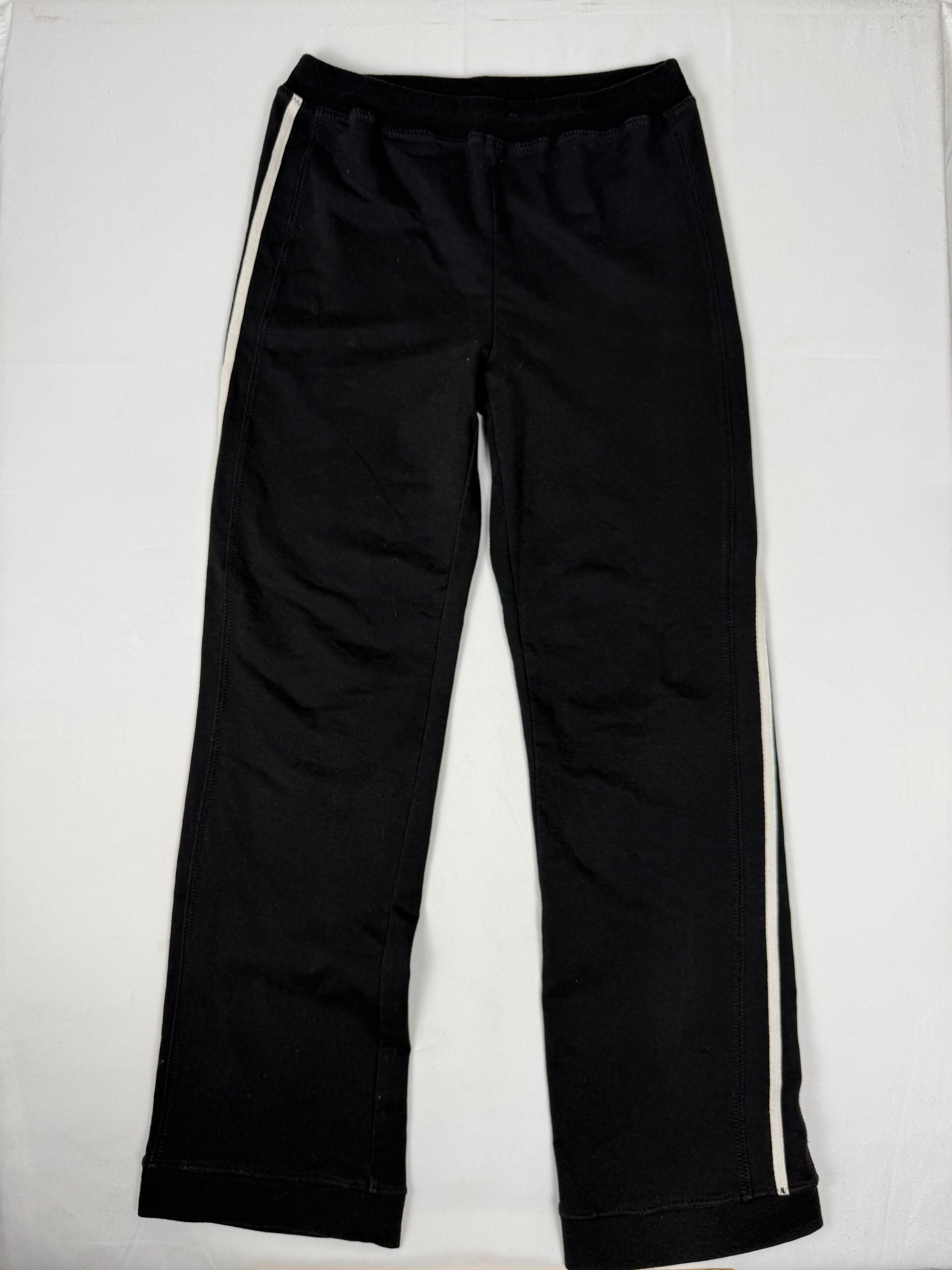 Black cotton low rise activewear pants (S/M)