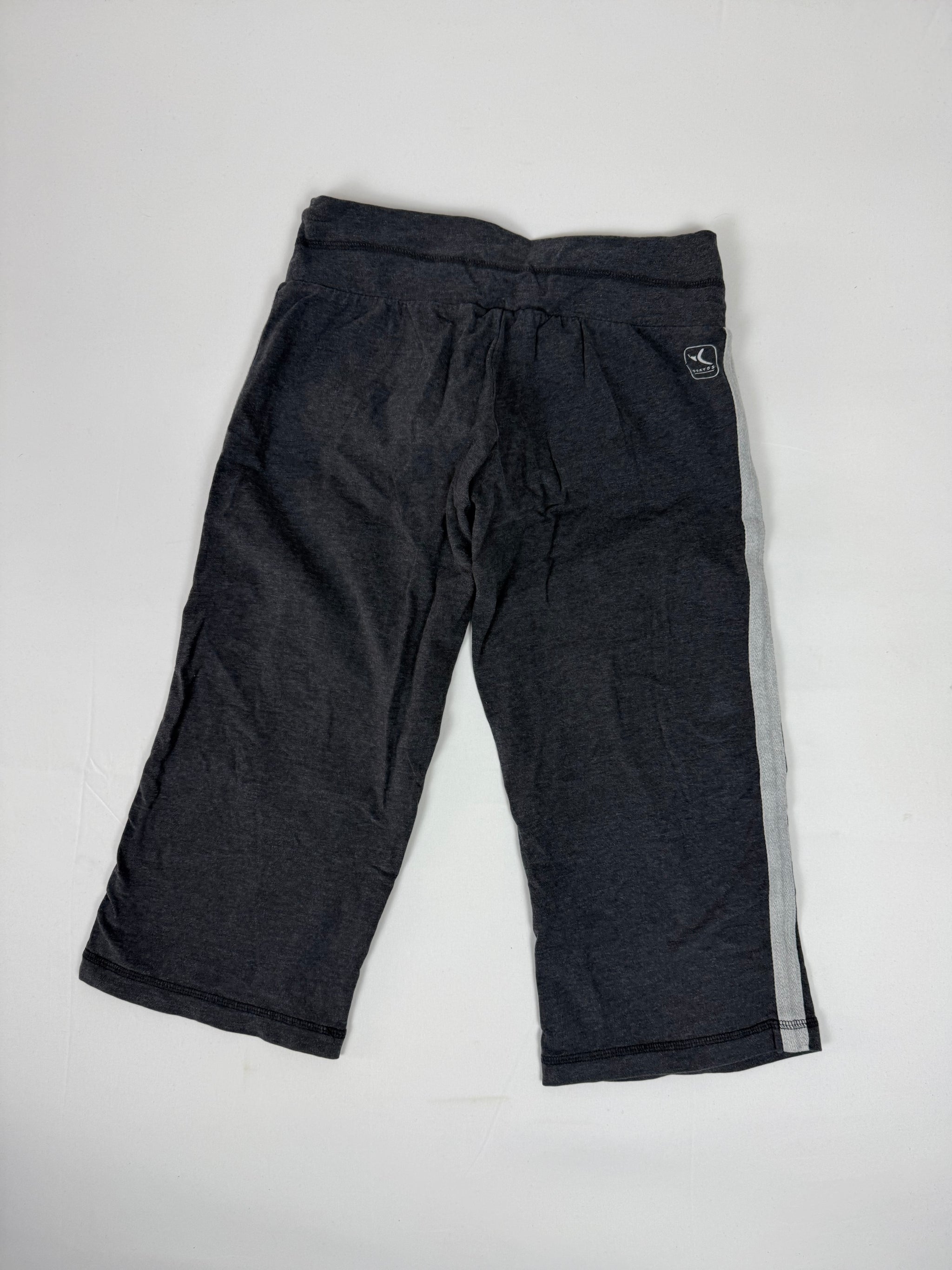 Grey cotton activewear capri pants (S)