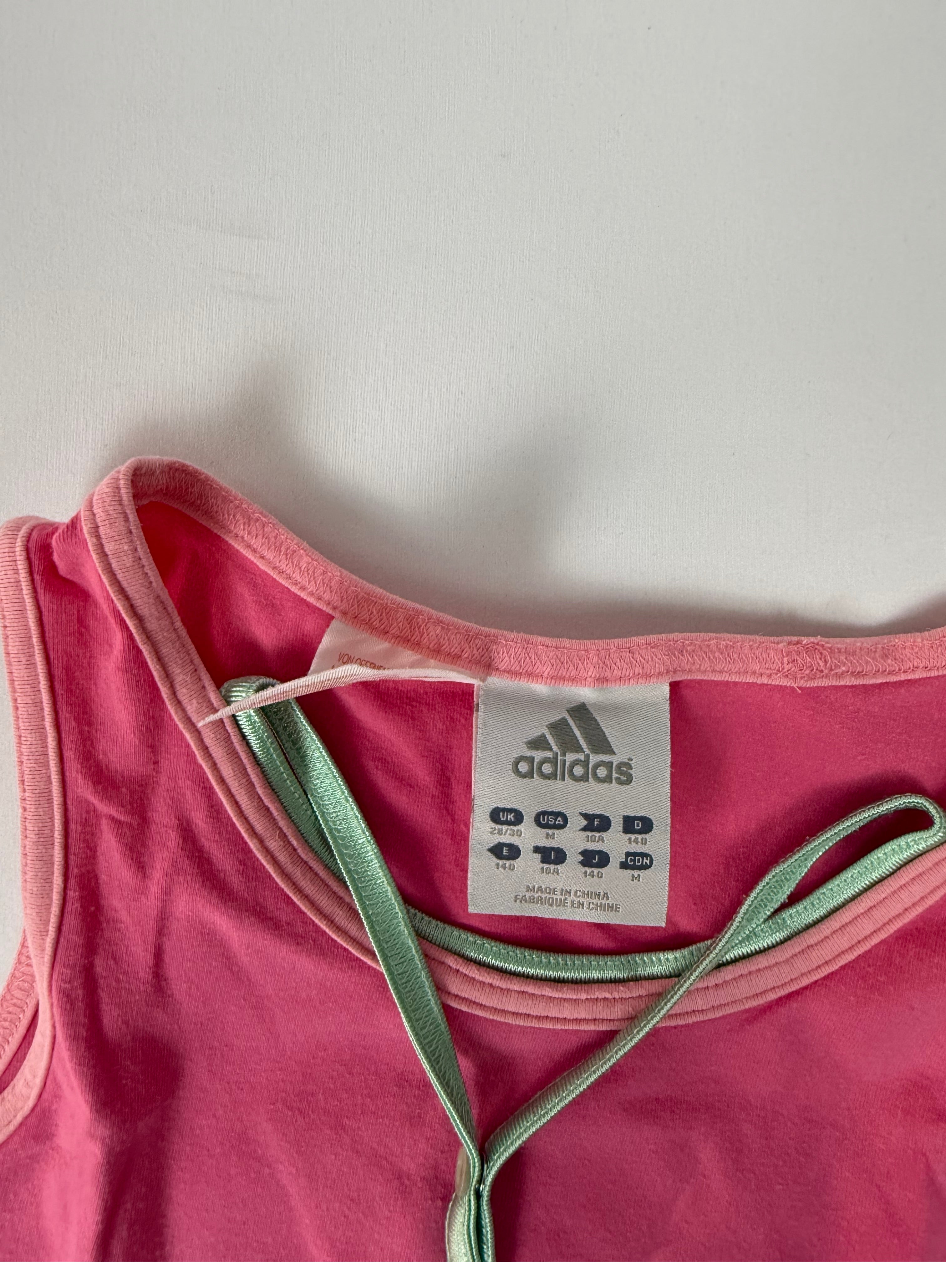 Pink activewear cotton top