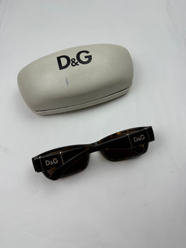 Brown 2000s logo sunglasses