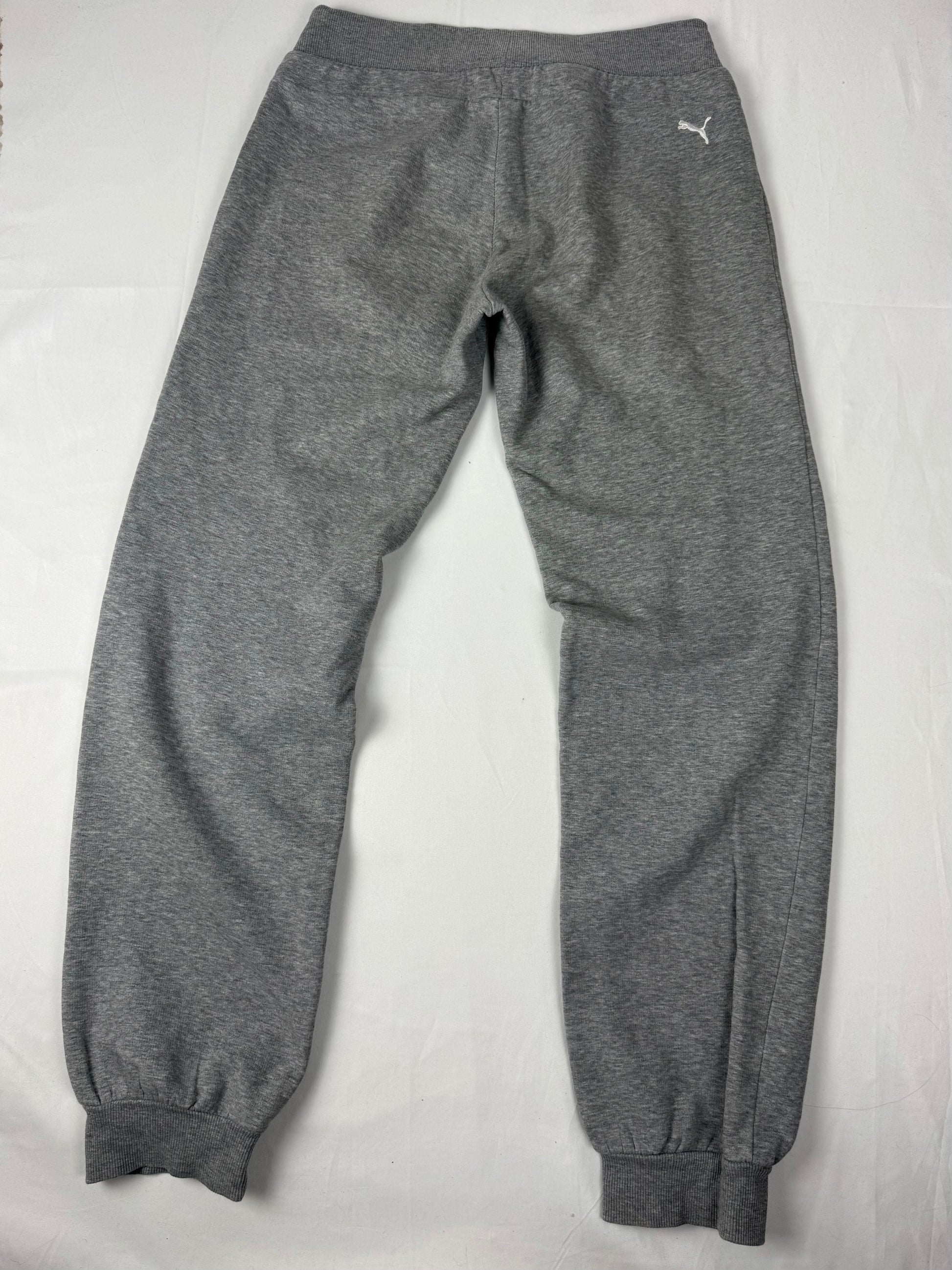 Grey cotton low rise joggers pants (M)