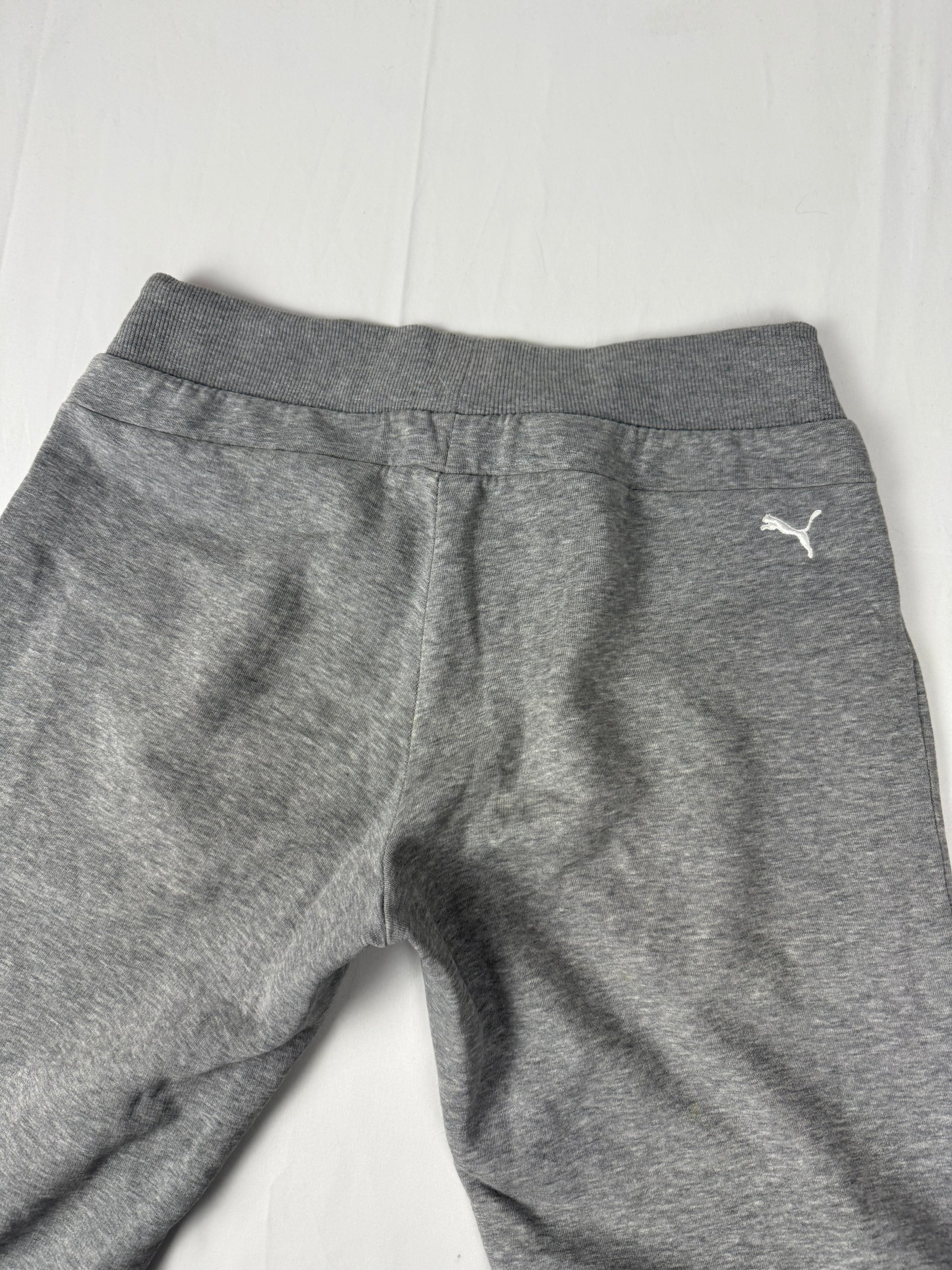 Grey cotton low rise joggers pants (M)