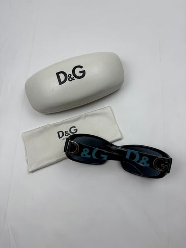 Black 2000s logo sunglasses
