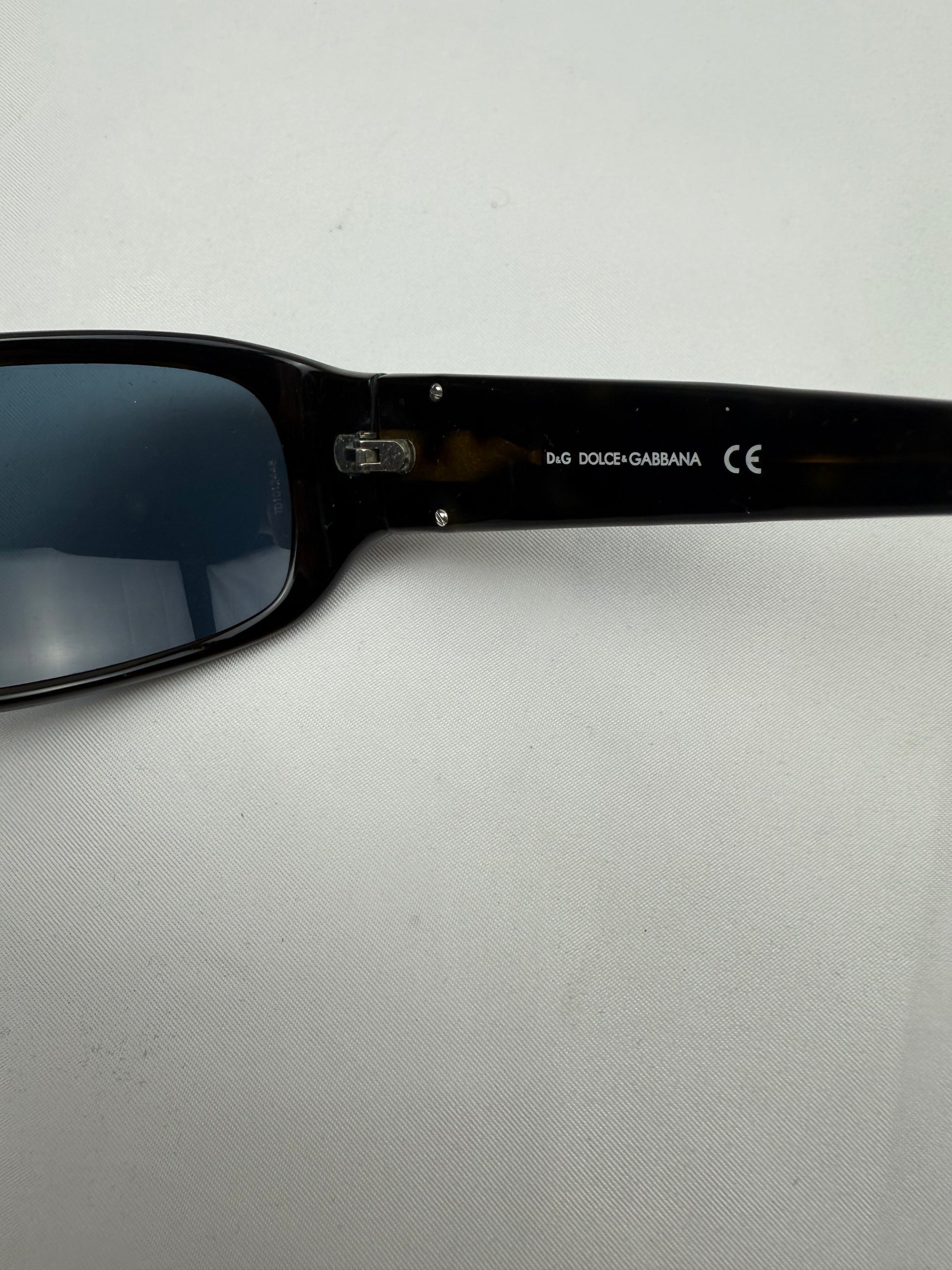 Black 2000s logo sunglasses
