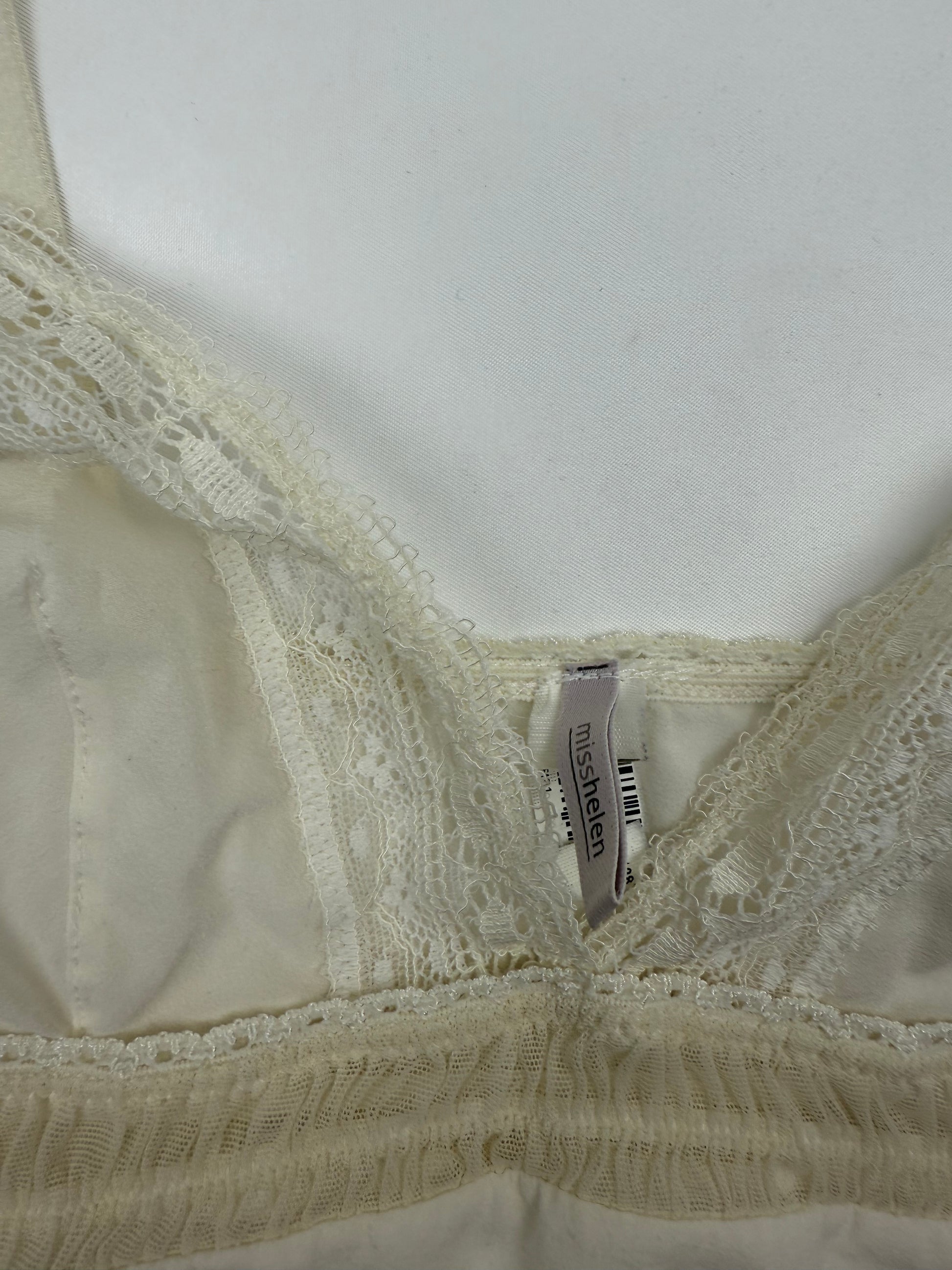 White lace babydoll cami top (S)
