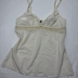 White lace babydoll cami top (S)