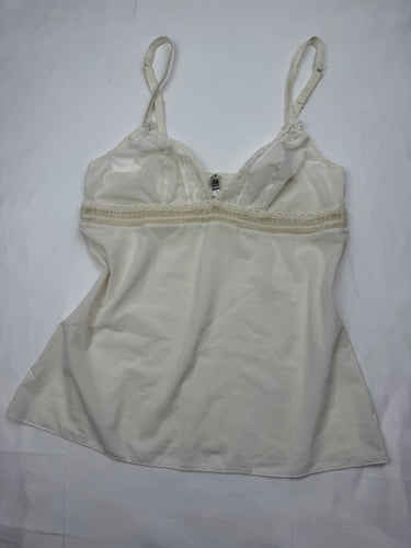 White lace babydoll cami top (S)