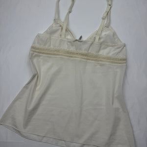 White lace babydoll cami top (S)