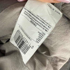 Brown check print tight fit biker jacket (S)