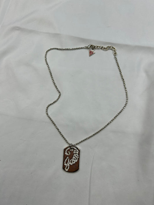 Silver stainless steel necklace