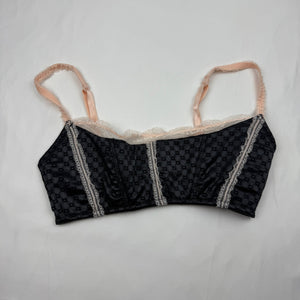 Grey lace bralette (S)