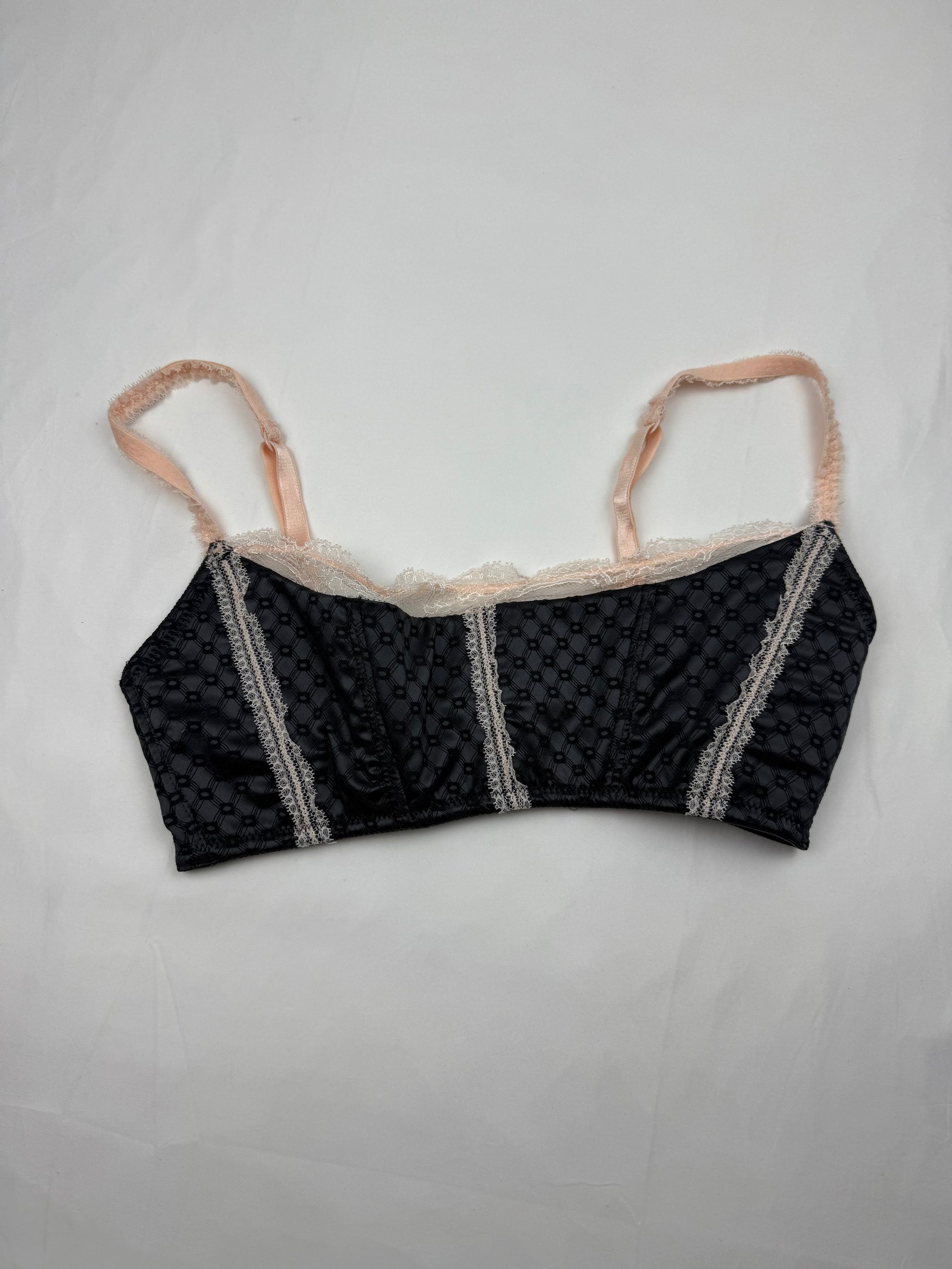 Grey lace bralette (S)