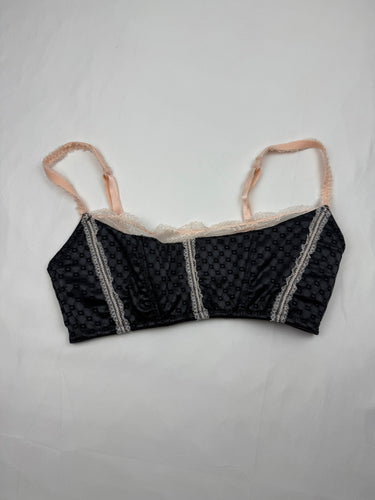 Grey lace bralette (S)