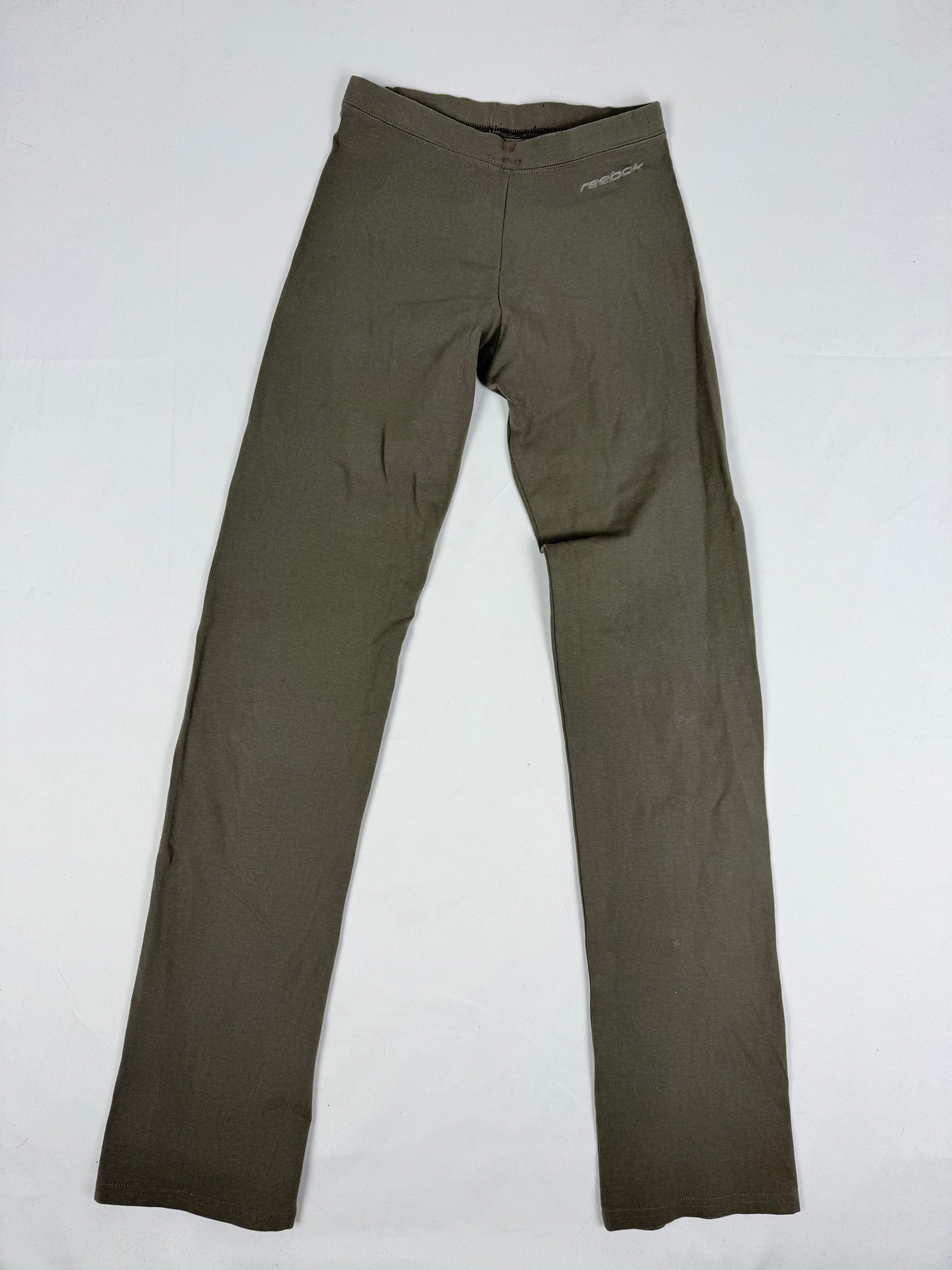 Khaki low rise bootcut joggers pants (XS)