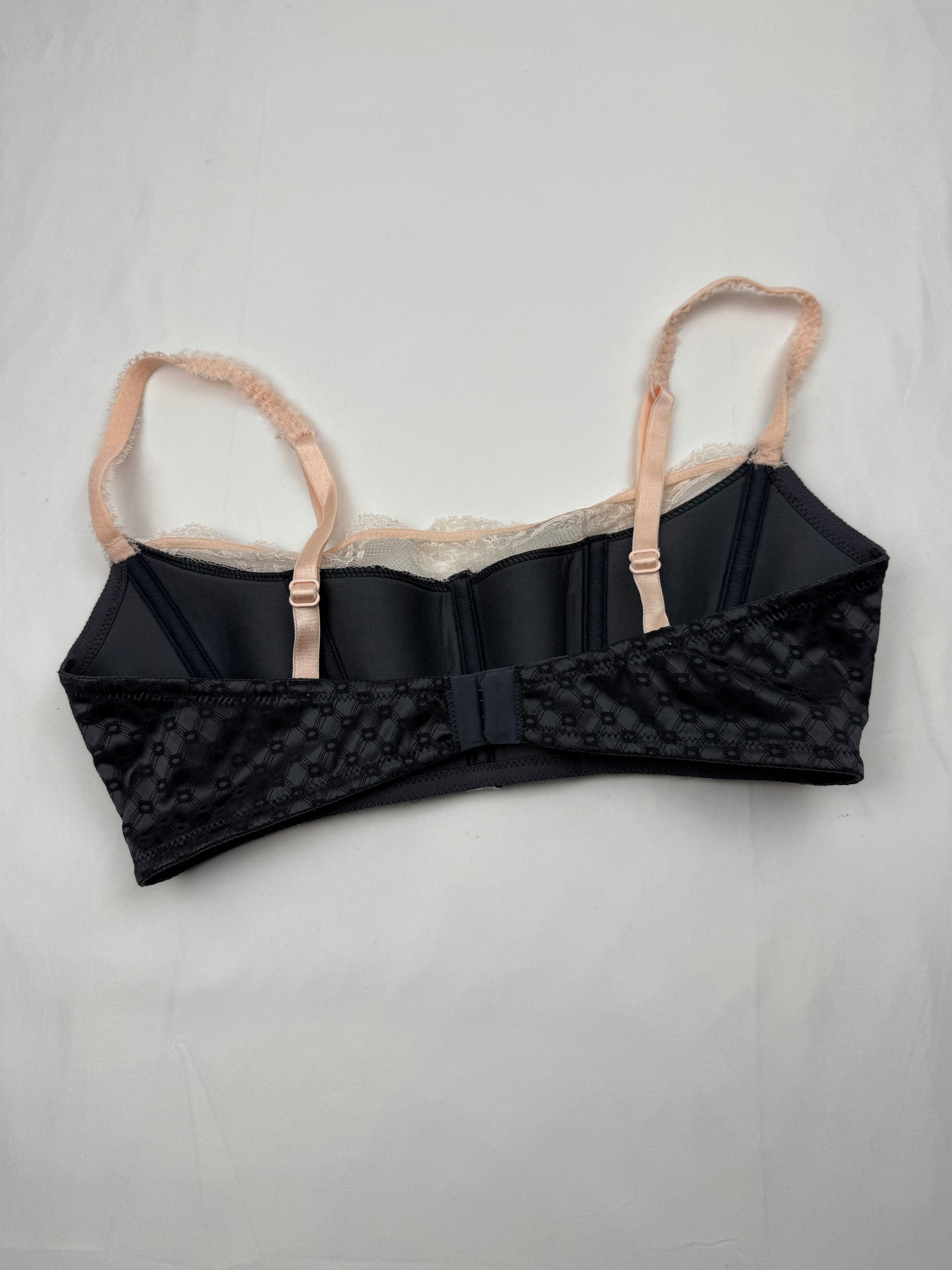 Grey lace bralette (S)