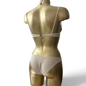 White low waisted bikini set (S)
