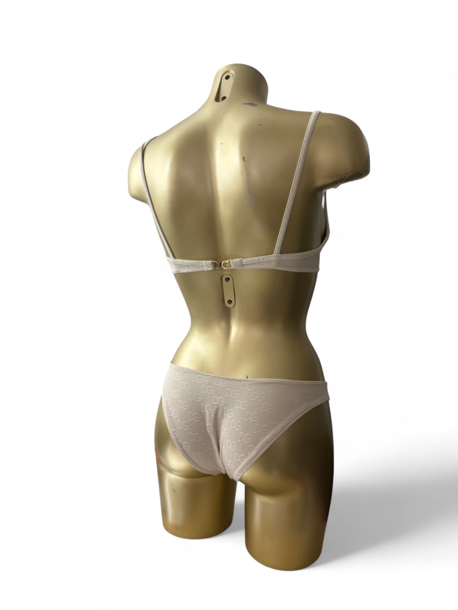White low waisted bikini set (S)