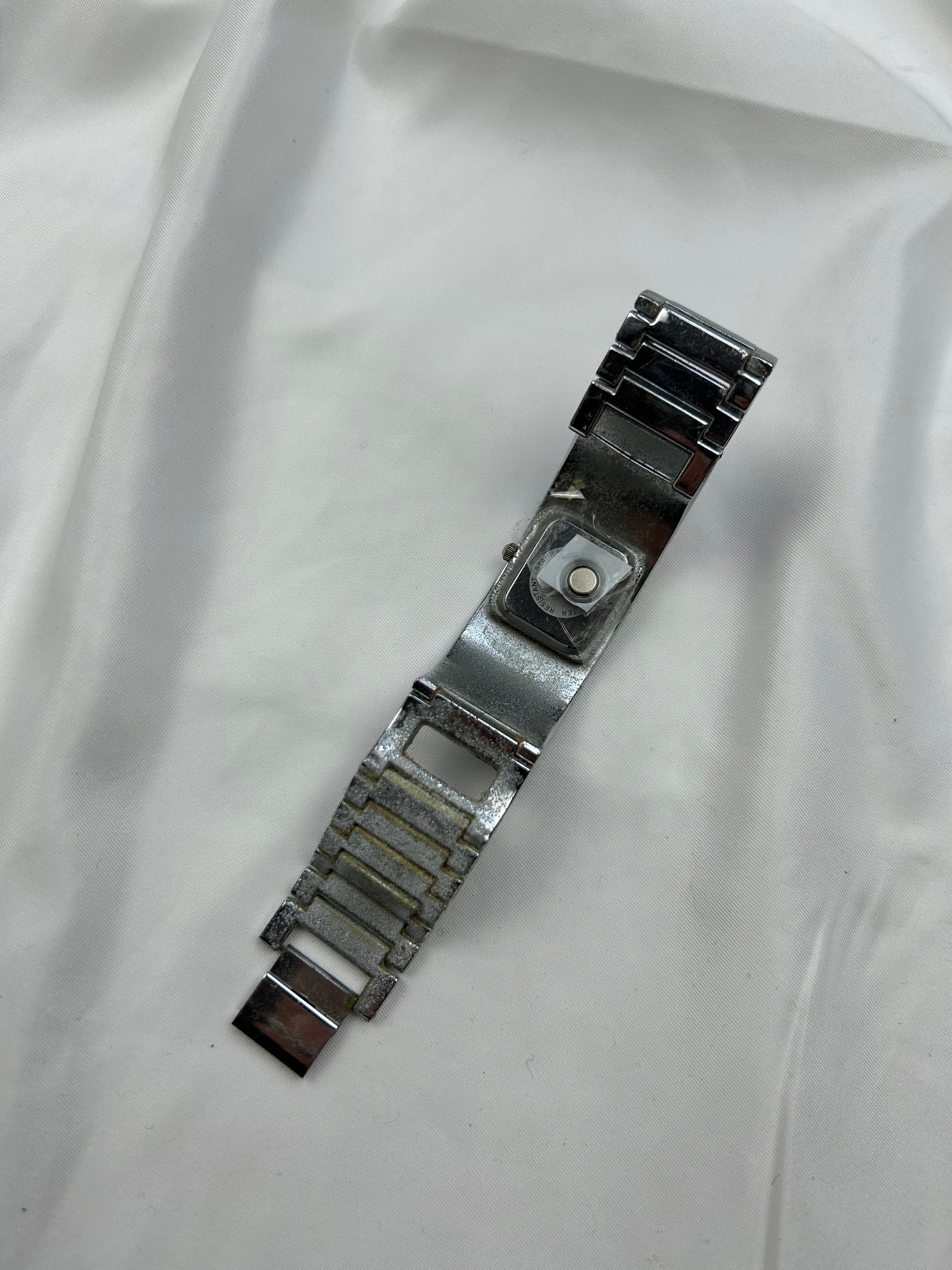 Vintage stainless steel  jewelry watch