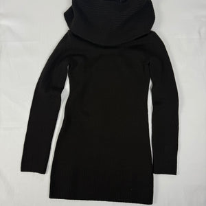 Black maxi turtleneck jumper (XS/S)