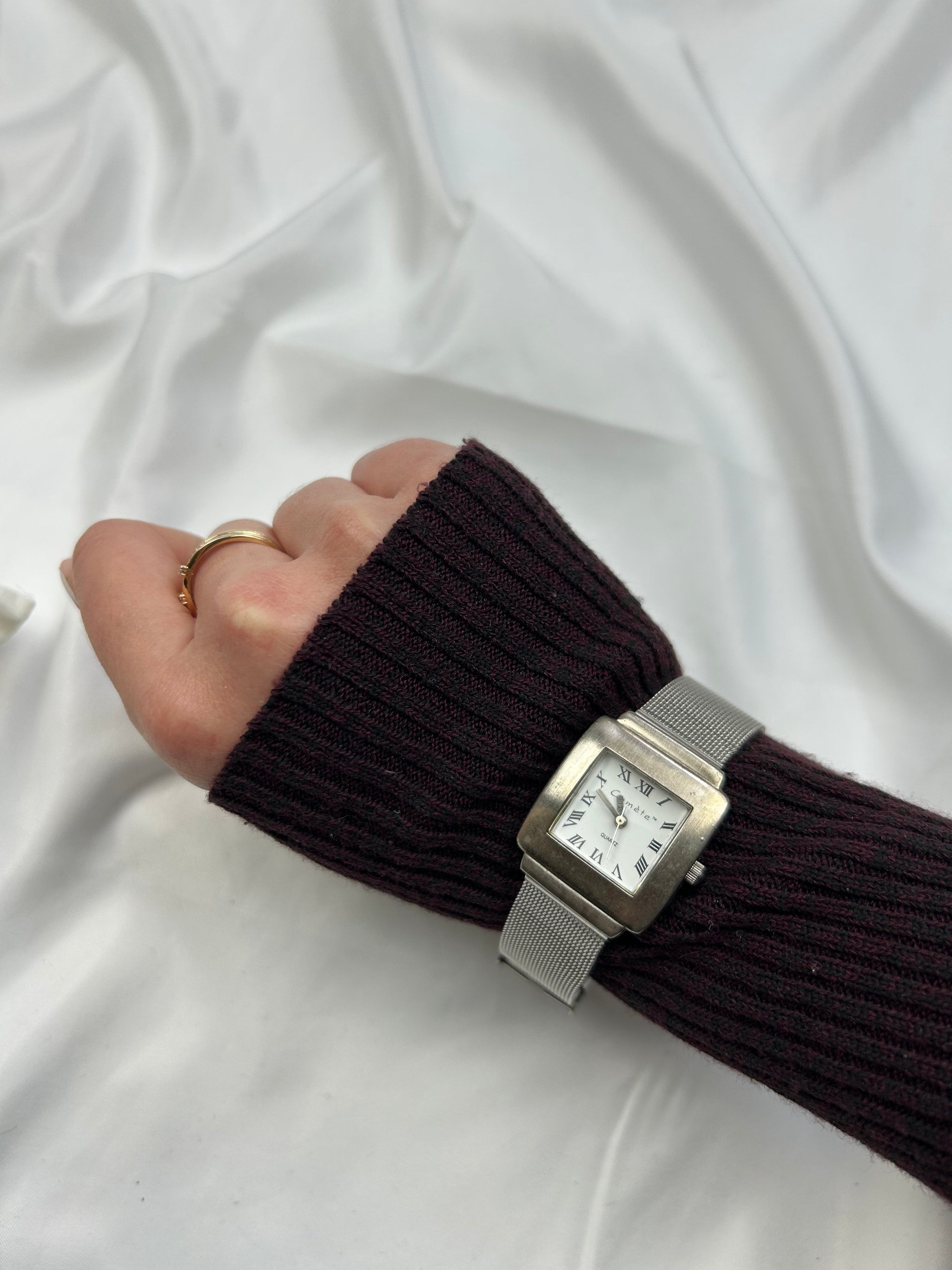 Vintage stainless steel  jewelry watch