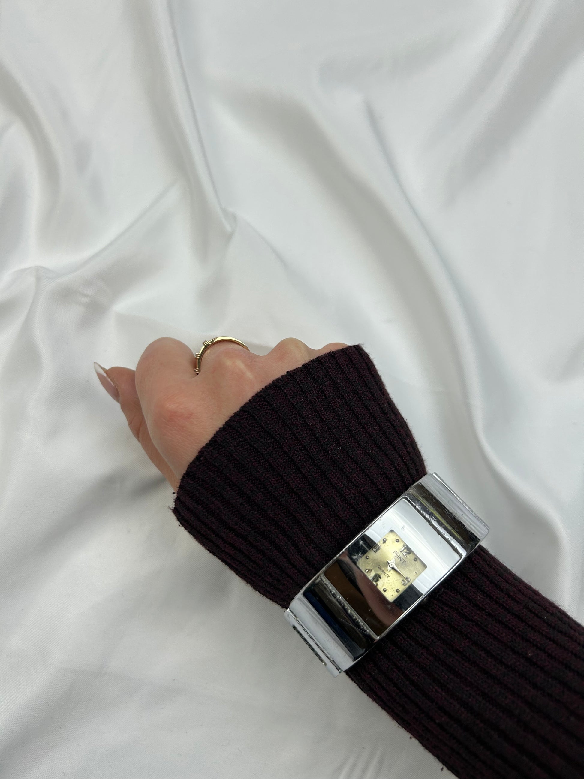 Vintage stainless steel  jewelry watch